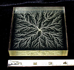 4" Square, Center Branched