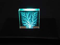 2" Vtree Specimen, Aqua