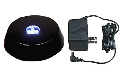 4" diameter base with white LED's