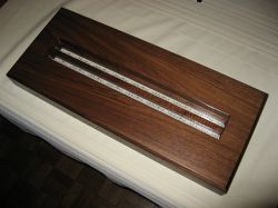 Walnut Base with two LED strips
