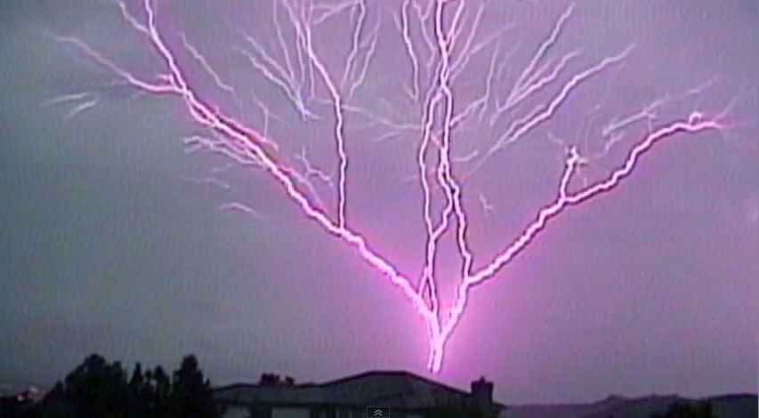 Upward Tower Lightning